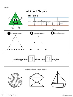 All About Triangle Shapes in Color