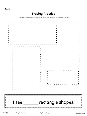 Geometric Shape Counting and Tracing: Rectangle