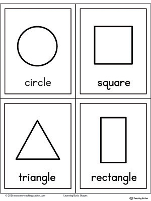 Early Childhood Shapes Worksheets | MyTeachingStation.com