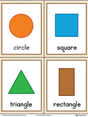 Printable Basic Shapes Chart