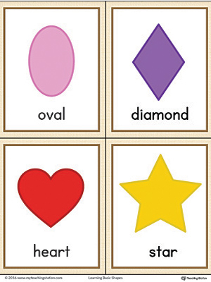 Flashcards - Colors and Geometric Shapes