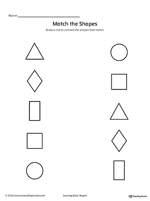 Printable Basic Shapes Chart