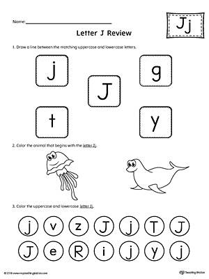 all about letter j printable worksheet myteachingstation com