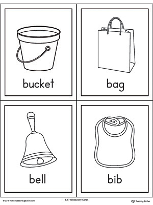 Logical printable worksheet alphabet beginning sounds flip book in black  and white.Letter B. Trace words for pictures. butterfly, ball, banana, boat  25338581 Vector Art at Vecteezy