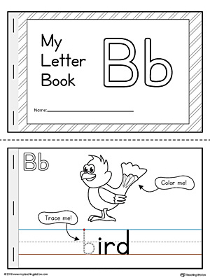 FREE* Letter B Words and Pictures Printable Cards: Ball, Bed, Balloon, Banana (Color)