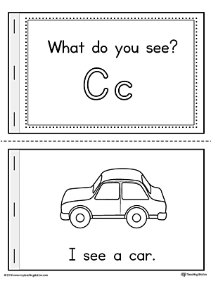 Letter C Words Printable Mini Book