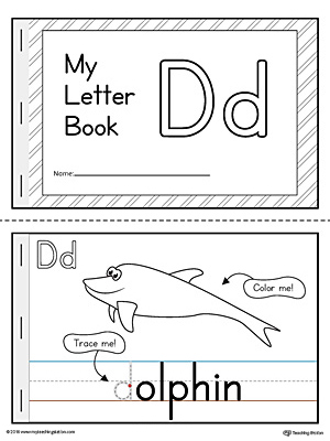 Letter D Mini Book Printable