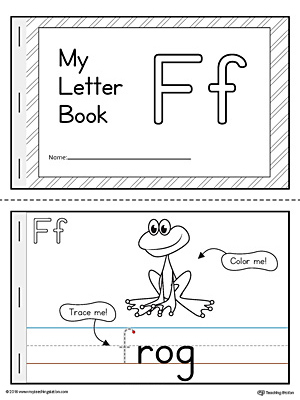 Letter F Mini Book Printable