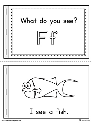 Letter F Words Printable Mini Book