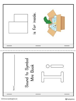 Letter I Cut-And-Paste Printable Mini Book (Color)