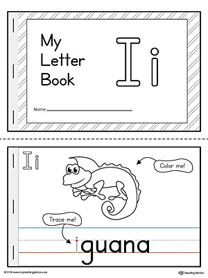 Letter I Mini Book Printable