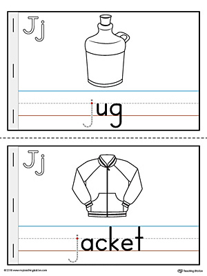 Letter J Printable MiniBook