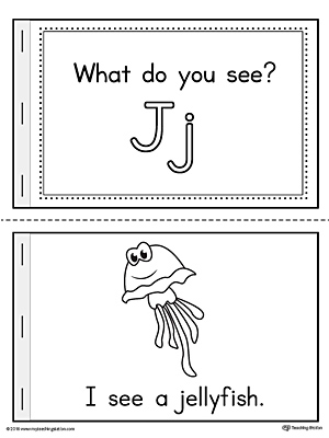 Letter J Words Printable Mini Book