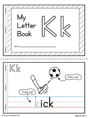 Letter K Mini Book Printable