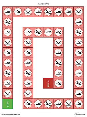 The Letter K Race Game is a printable activity to help your child identify different styles and variations of the letter K.