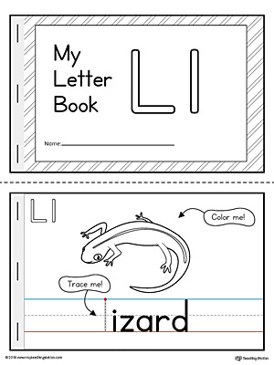 Letter L Mini Book Printable