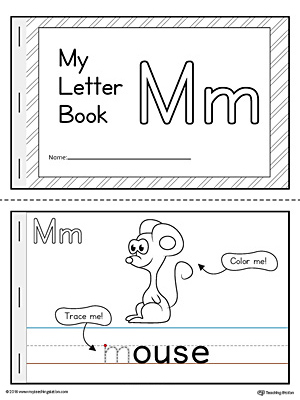 Letter M Mini Book Printable