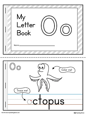 Letter O Mini Book Printable