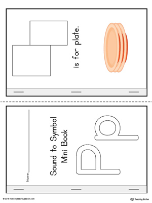 Letter P Cut-And-Paste Printable Mini Book (Color)