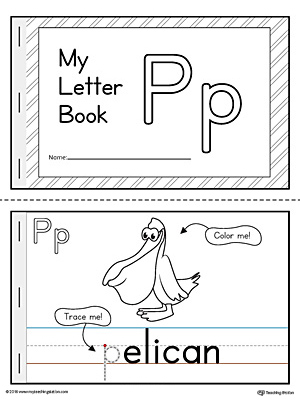 Letter P Mini Book Printable