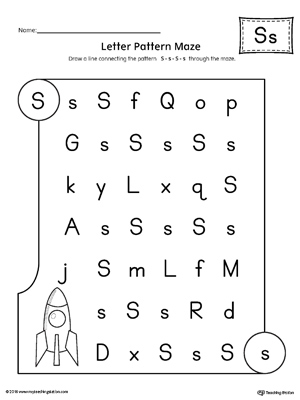 Free Printable Tracing Letter S Worksheet Letter S