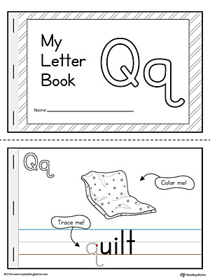 Letter Q Mini Book Printable