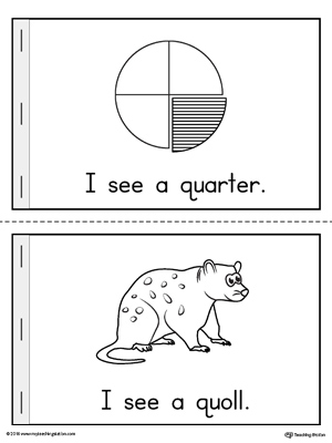 worksheet queen printable Q Book Mini  Printable MyTeachingStation.com  Letter Words