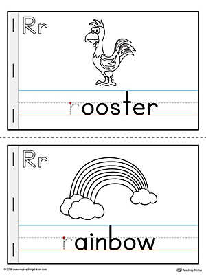 Letter R Printable MiniBook