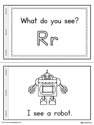 Letter R Words Printable Mini Book