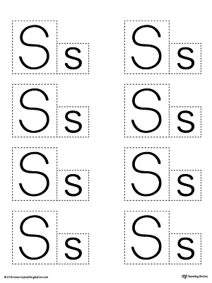 Letter S Cut-Paste MiniBook Letters