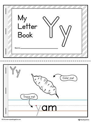 Letter Y Mini Book Printable