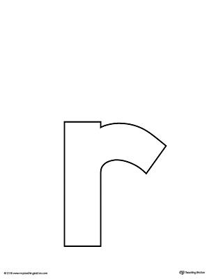 Lowercase Letter R - Letter