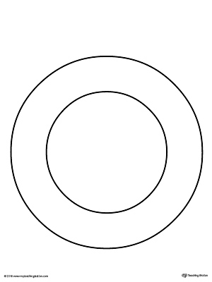 Uppercase Letter O Template Printable | MyTeachingStation.com