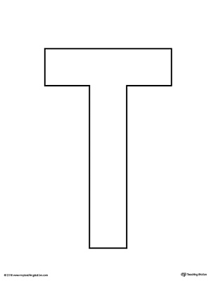 Letter T Review Worksheet | MyTeachingStation.com