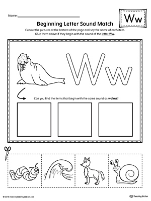 Preschool and Kindergarten Worksheets | MyTeachingStation.com