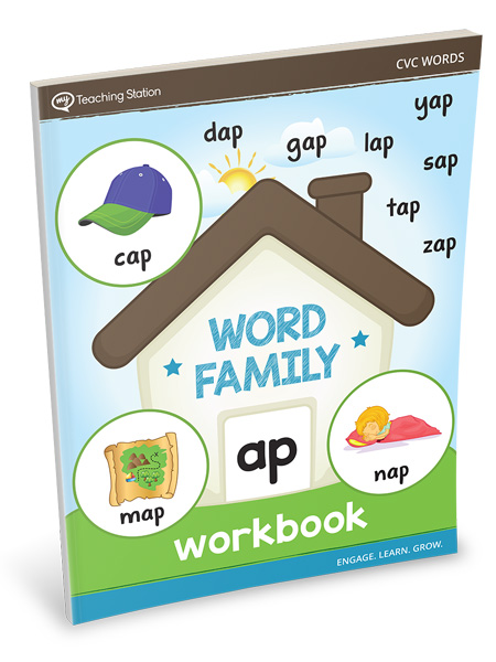 AP Word Family Workbook - CVC Only (Color)