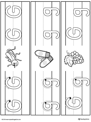 Letter G Formation Writing Mat Printable