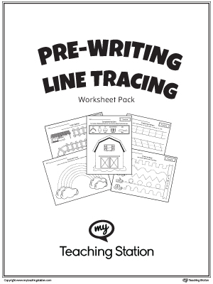 Line Tracing Worksheets - Handwriting Practice for Kids