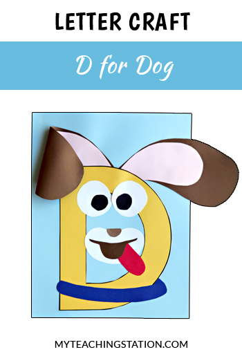 Letter D Craft: Dog | MyTeachingStation.com