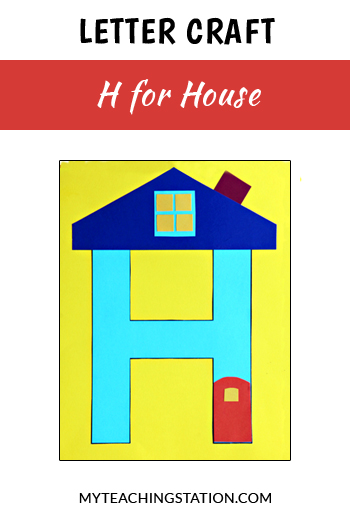 House Letter Craft for Letter H