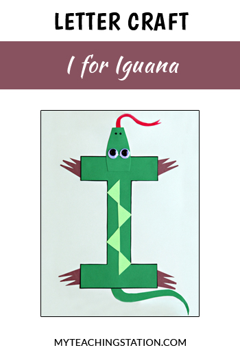 Iguana Letter Craft for Letter I