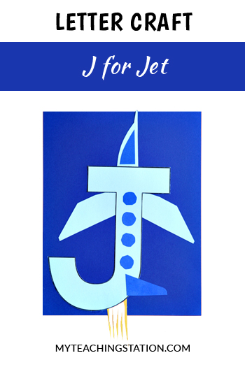 Jet Letter Craft for Letter J