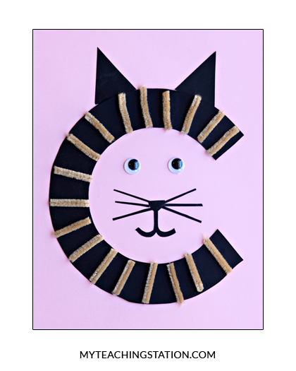 Letter C Craft Cat