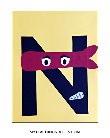 Letter N Craft Ninja