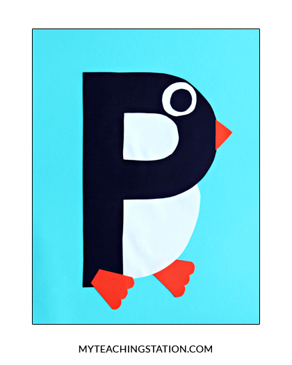 Letter P Craft Penguin