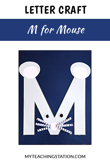 Mouse Letter Craft for Letter M