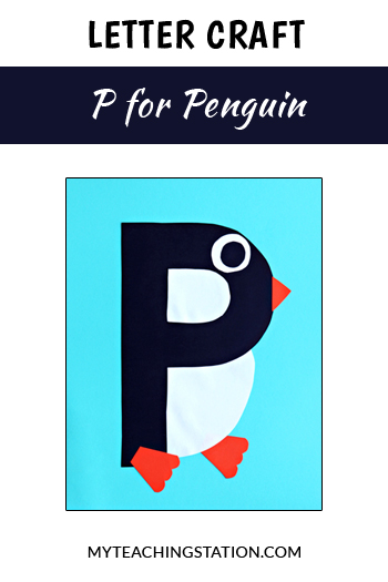 Letter P Craft: Penguin