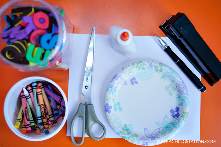 Materials for creating an activity to practice alphabet sounds.