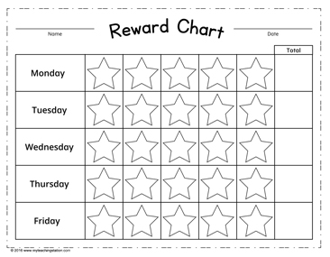 Kids Reward Chart Printable Download
