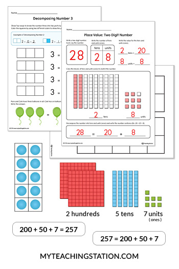 Number Sense Activities and Worksheets